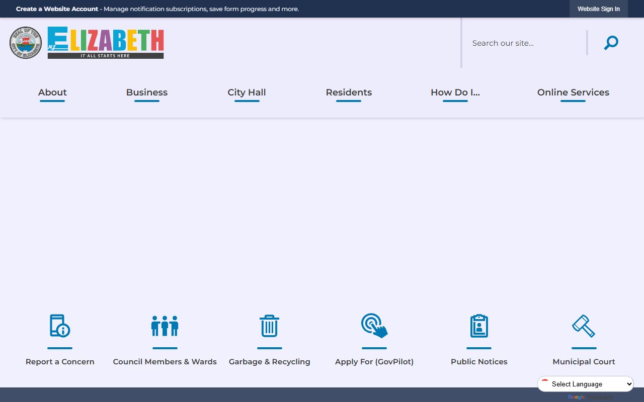 Elizabeth Police Department which handles DUI arrests and maintains arrest records