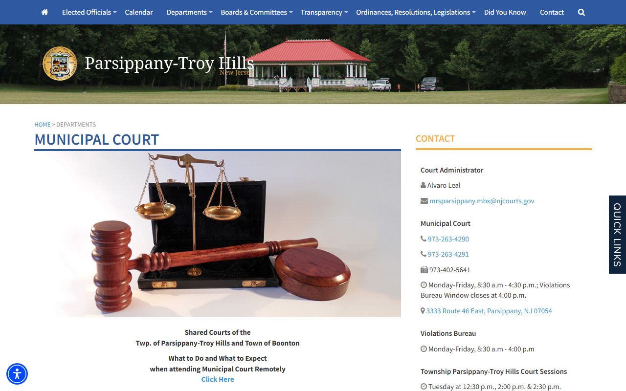 Parsippany-Troy Hills Municipal Court
